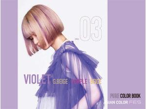 PURE COLOR BOOK ーVIOLET×G.BEIGE×PURPLE×BEIGEー